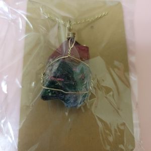 Chrystal pendant w necklace